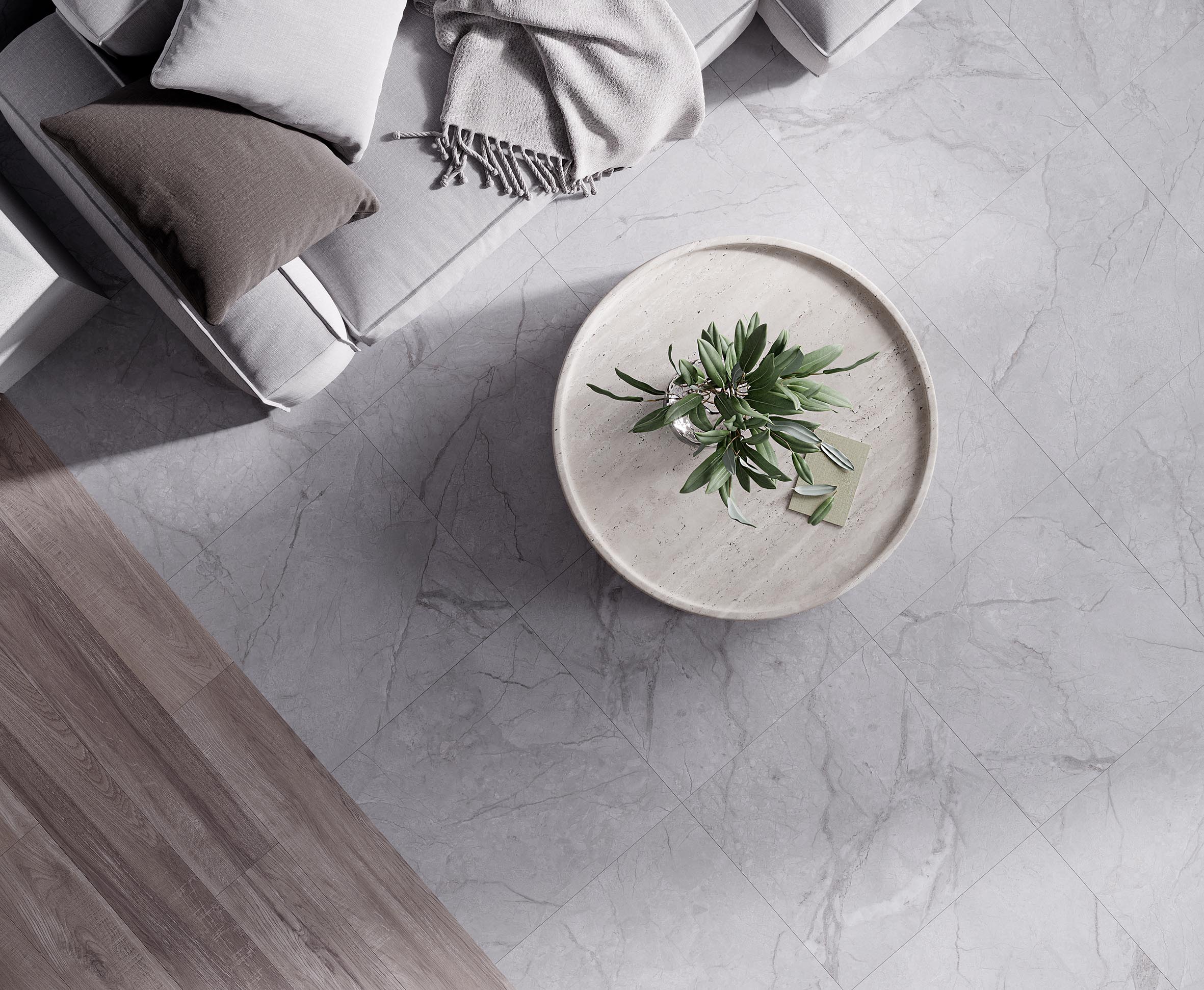 Керамогранит Laparet Antalya Grey 60x60 полированный