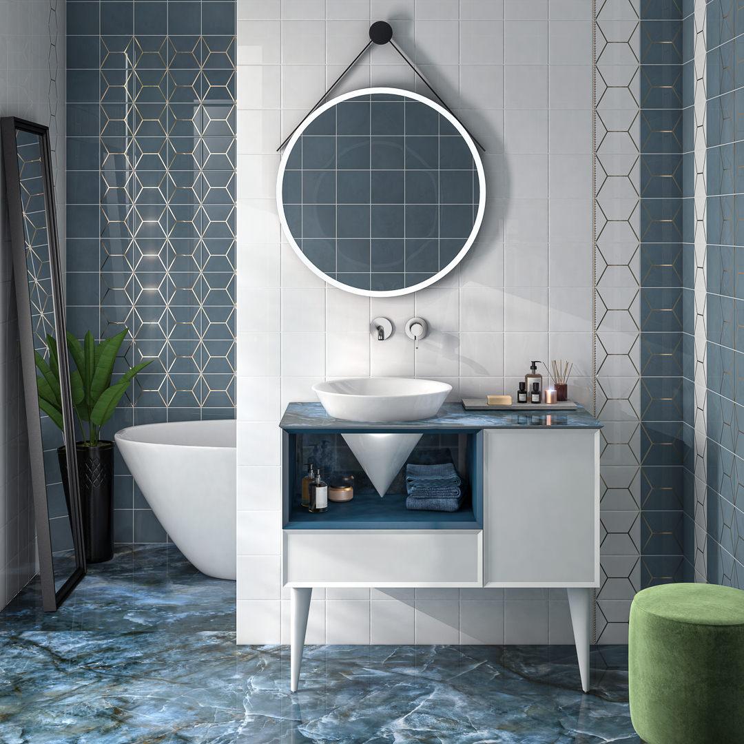 Керамическая плитка Kerama Marazzi 17063 Витраж белый 15x15