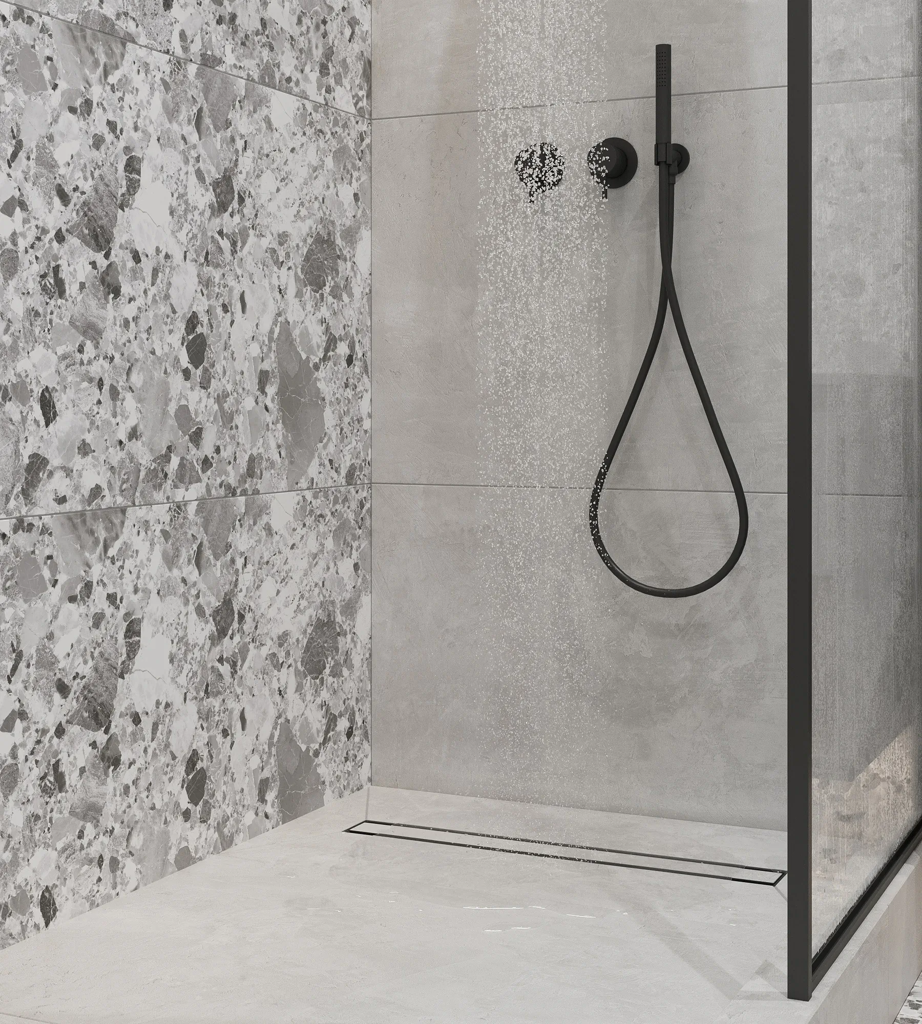 Керамогранит Аркадия Керамика RT7008-A Symphony Nero Matt Rustic 60x120 черный