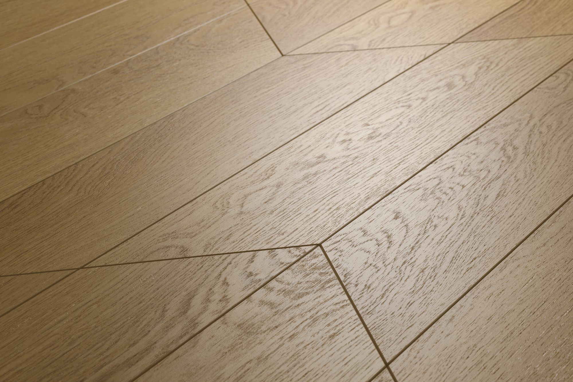 Кварцвиниловая плитка Aqua Floor Chevron Premium (Parquet) AF7015CVR 690x120 Дуб селект Светлый замковый кварц винил напольный