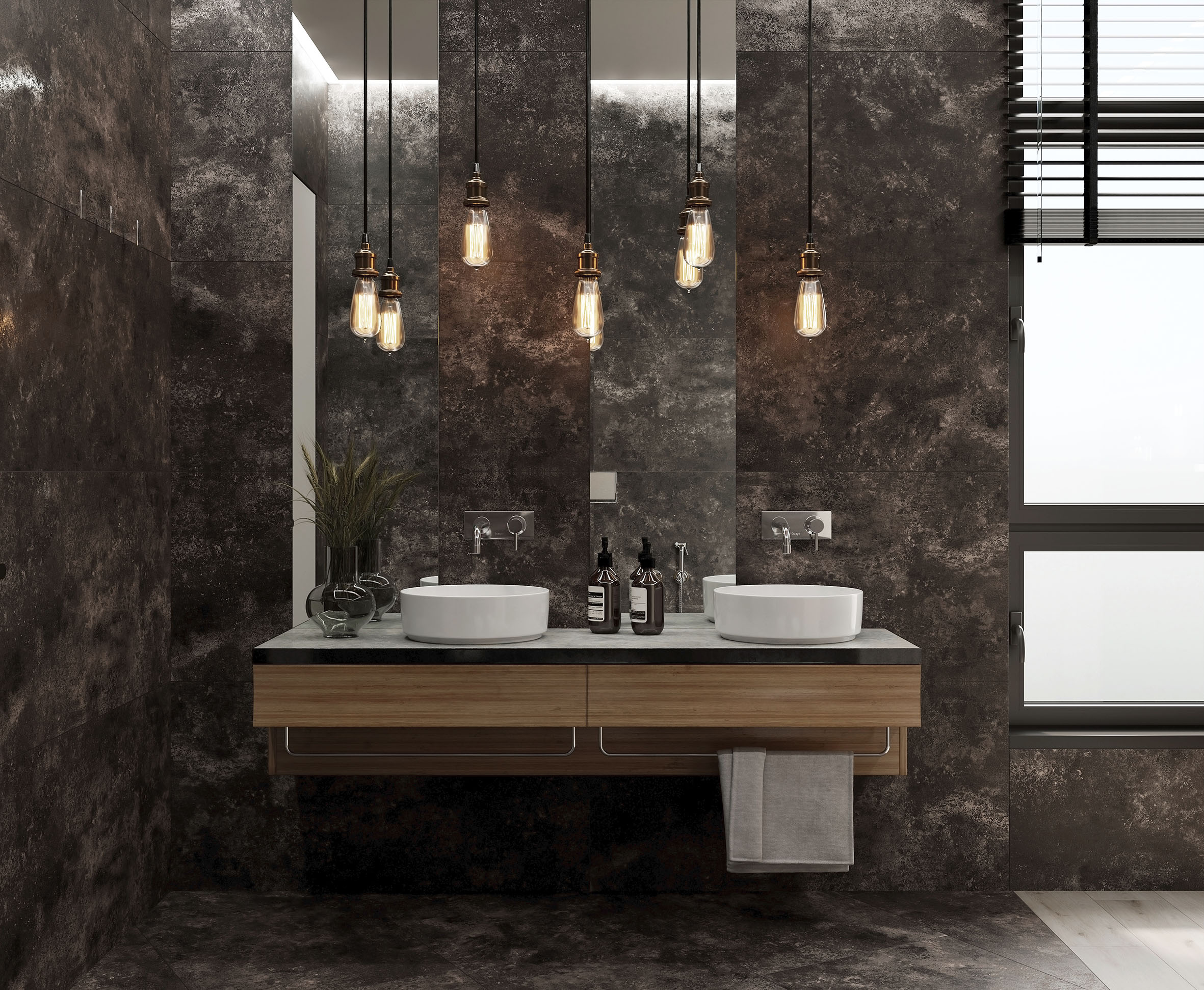 Керамогранит Laparet Milkiway Antracite металлизированный 60x120 матовый