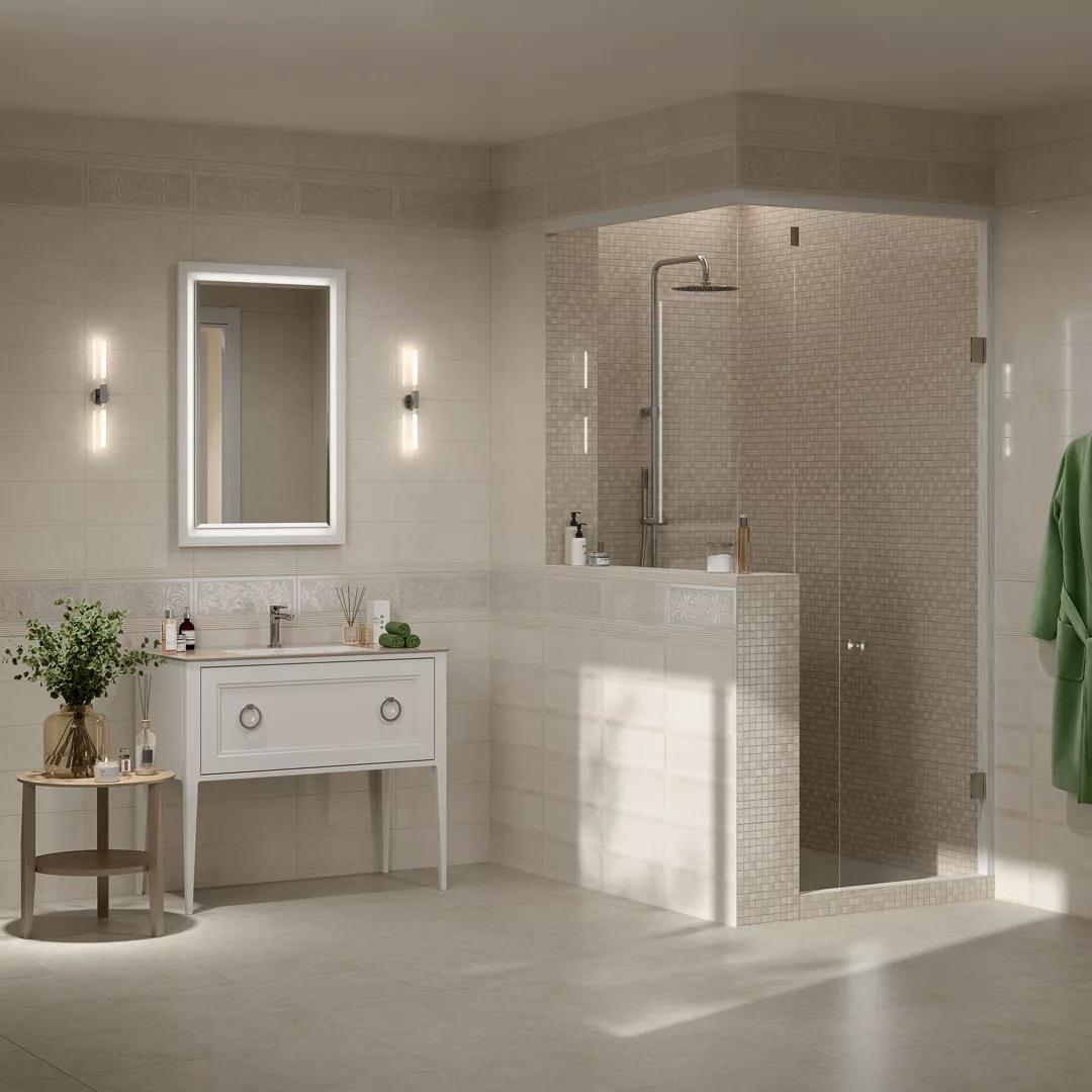 Бордюр Kerama Marazzi Монсанту бежевый светлый 7.2x40.2 OS\A159\SG1687