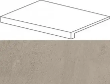 Ступень фронтальная Atlas Concorde Wise Silve Grey 33x60