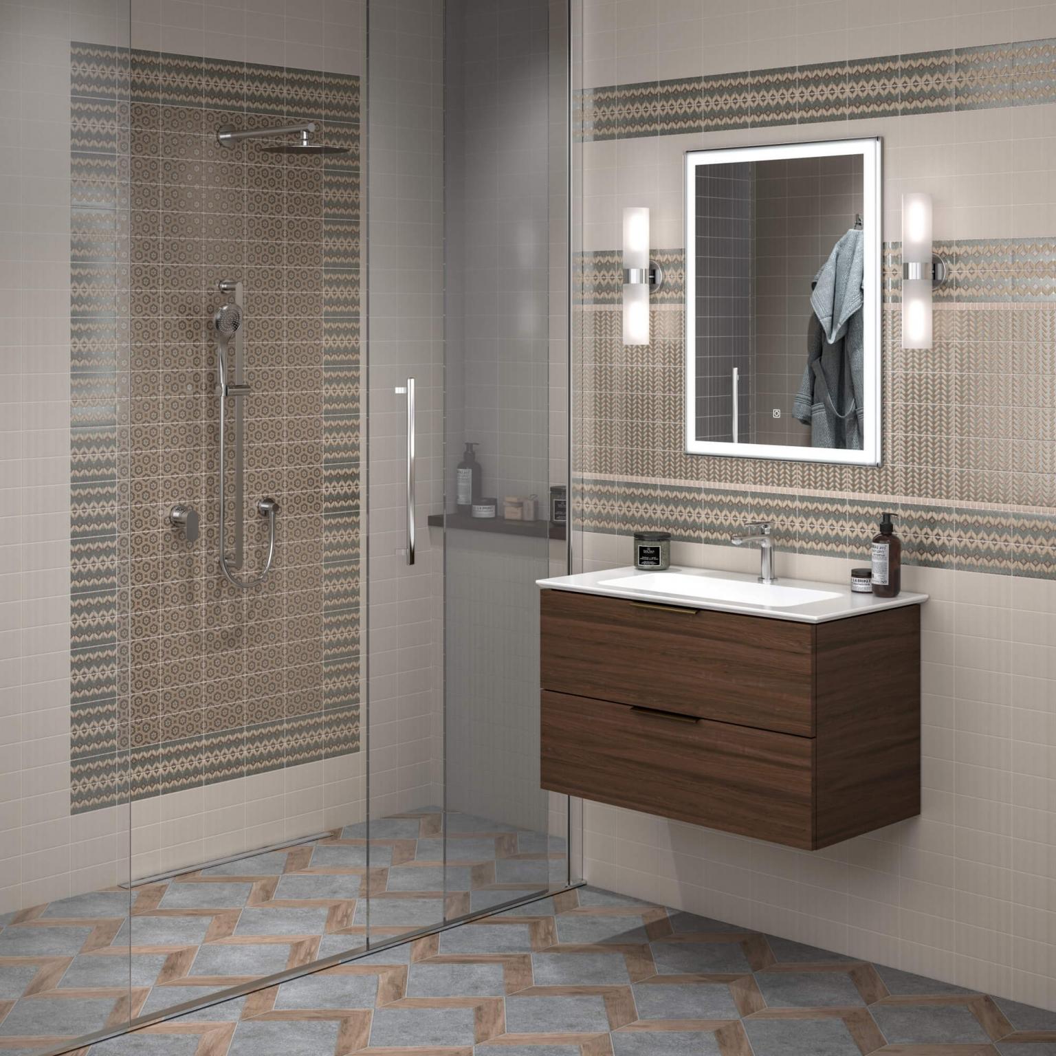 Керамическая плитка Kerama Marazzi 16083 Монтанелли бежевый структура 7,4x15