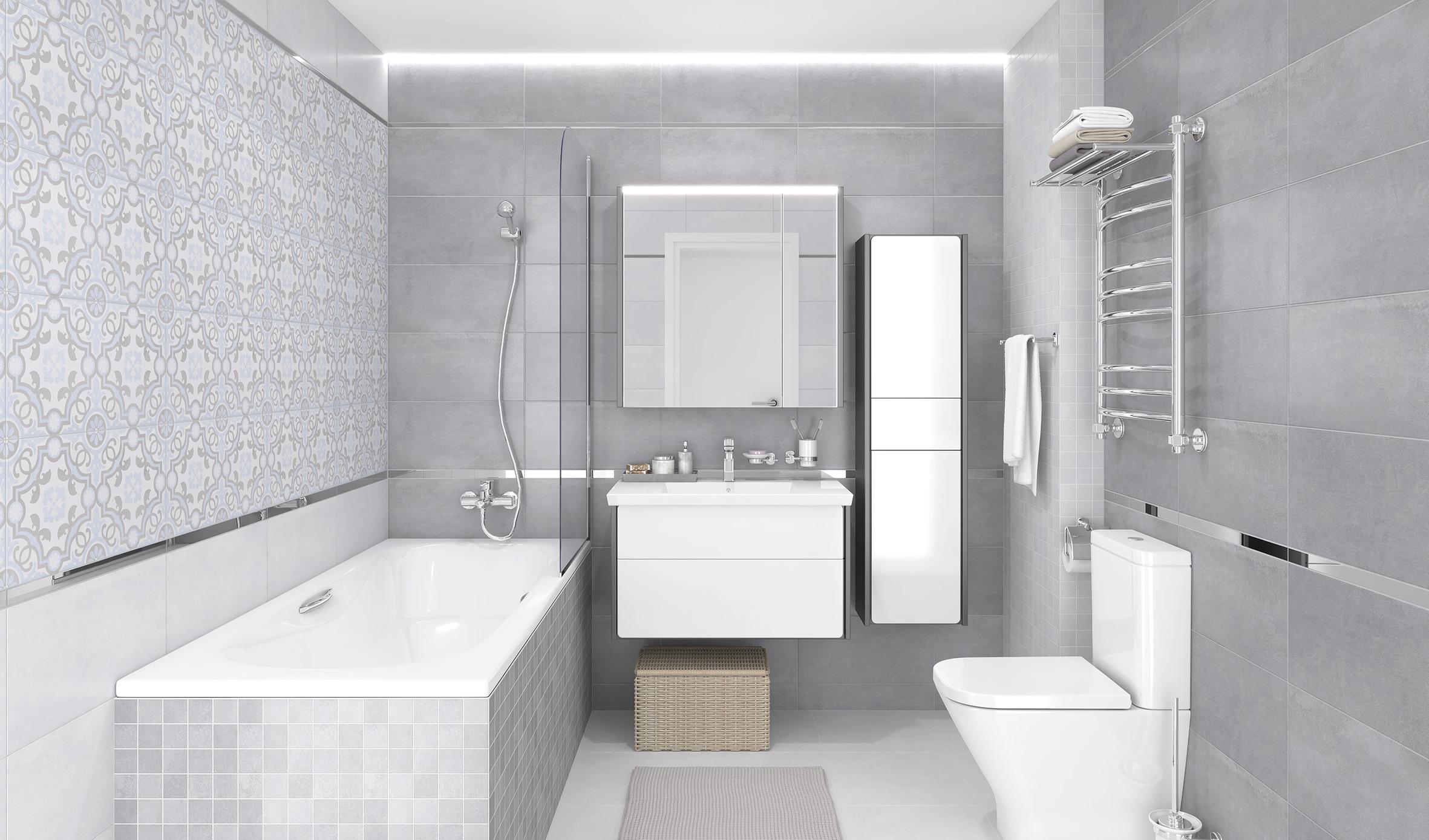 Мозаика (MM34042) Laparet Depo мозаичный серый 25x25 матовый