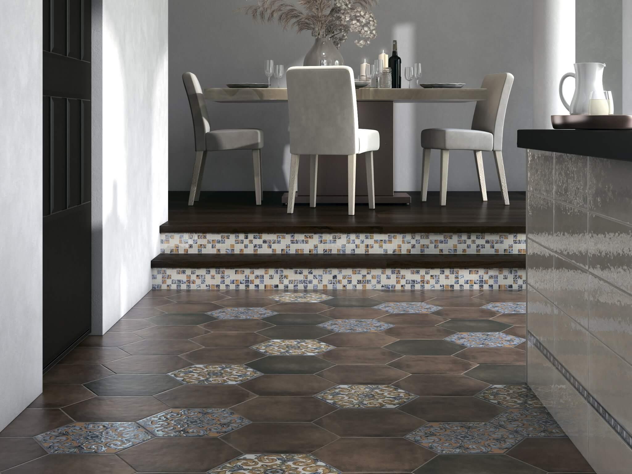 Керамическая плитка Kerama Marazzi SG27006N Площадь Испании коричневый 29x33,4