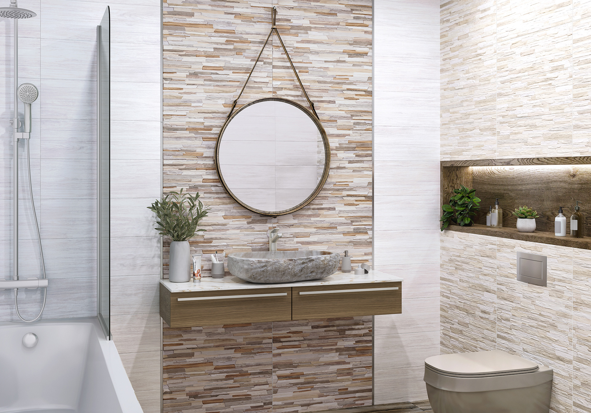 Керамическая плитка Alma Ceramica Артео TWA11ART000 белый 20x60