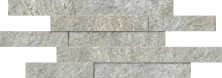 Декор Италон Магма Сильвер Брик 3D 620110000251 серый 27x78