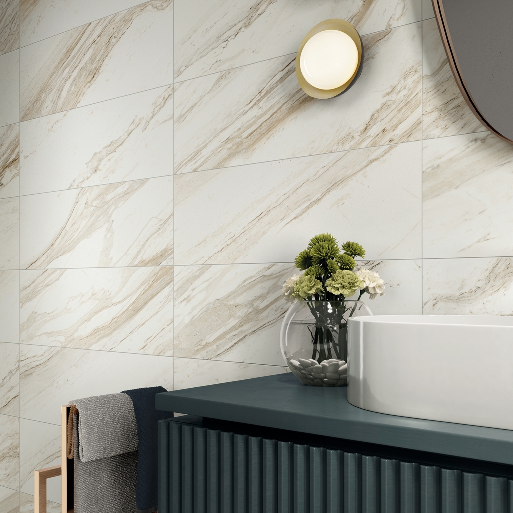 Керамогранит ColiseumGres Trevi White 45x90