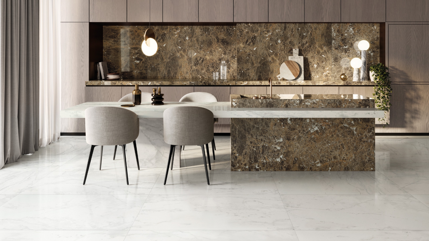 Декор Italon Charme Deluxe Bianco Michelangelo Strip 26x75