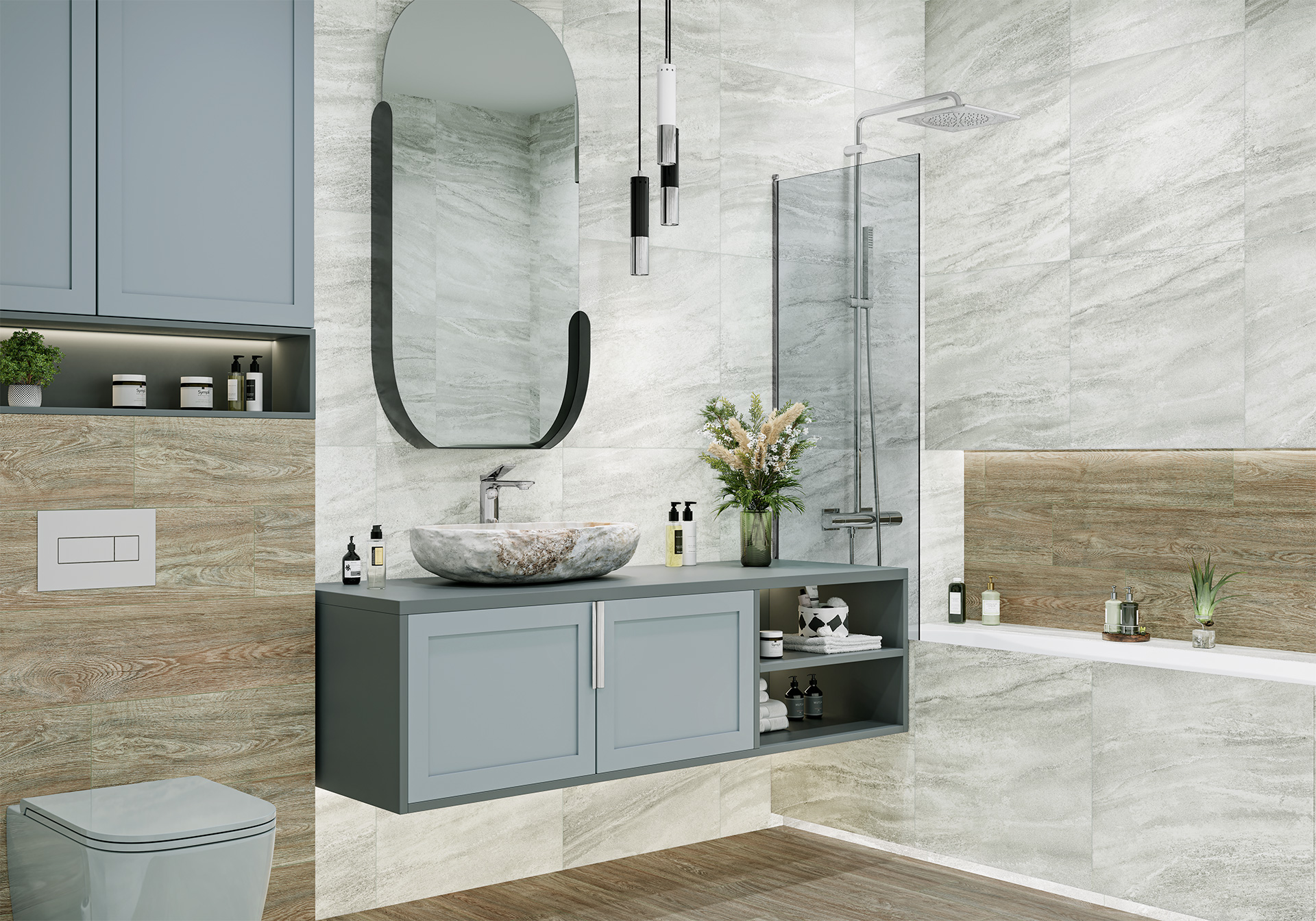 Керамогранит Alma Ceramica Capriani GFA114CPR07L 57х114