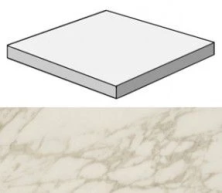 Ступень угловая Marvel Royal Calacatta Scalino Ang. Lapp. AFC4 33x33