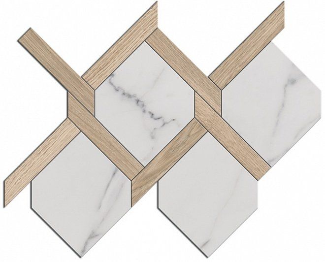 Декор Kerama Marazzi ID75 Монте Тиберио наборный 40,2x49,5