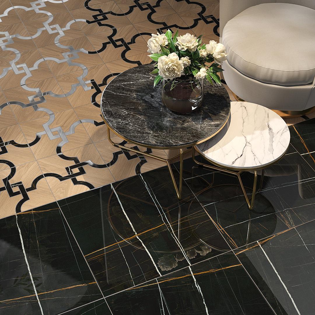 Керамогранит Kerama Marazzi Греппи белый обрезной лаппатированный 60x60 SG642022R