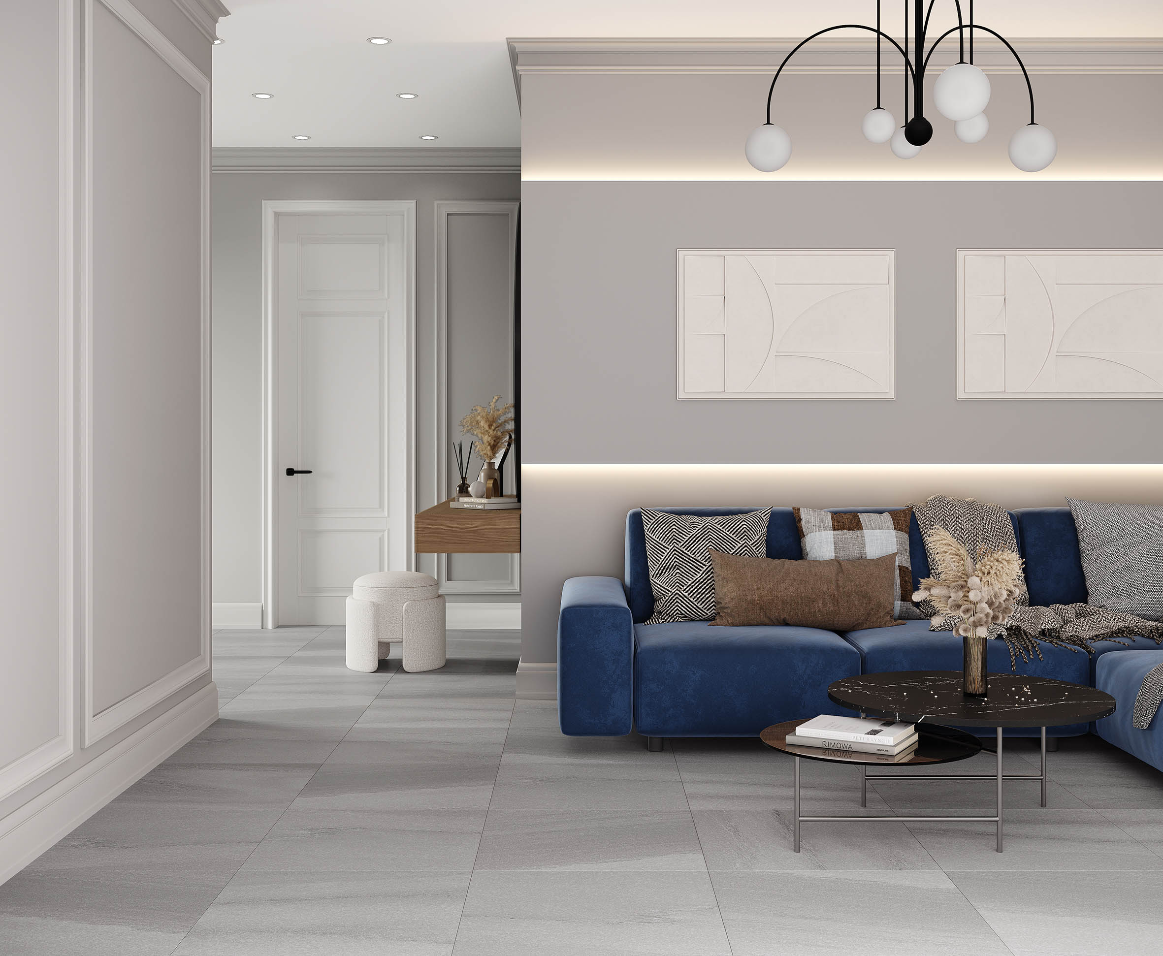 Керамогранит Laparet Urban Dazzle Gris серый 60x60 лаппатированный