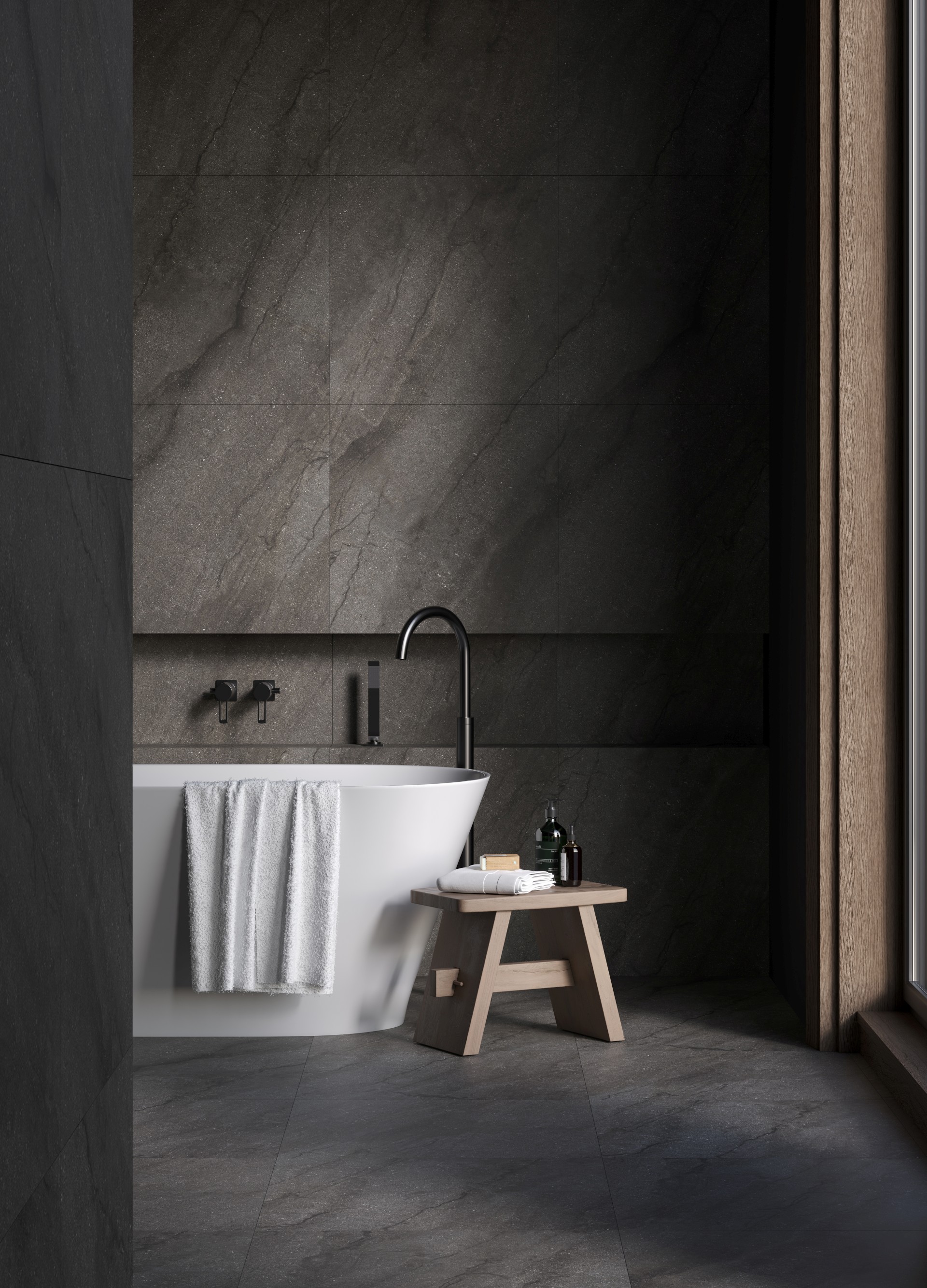 Керамогранит Керранова Bereg Grey Beige K-2403/MR/600x1200x10 серый