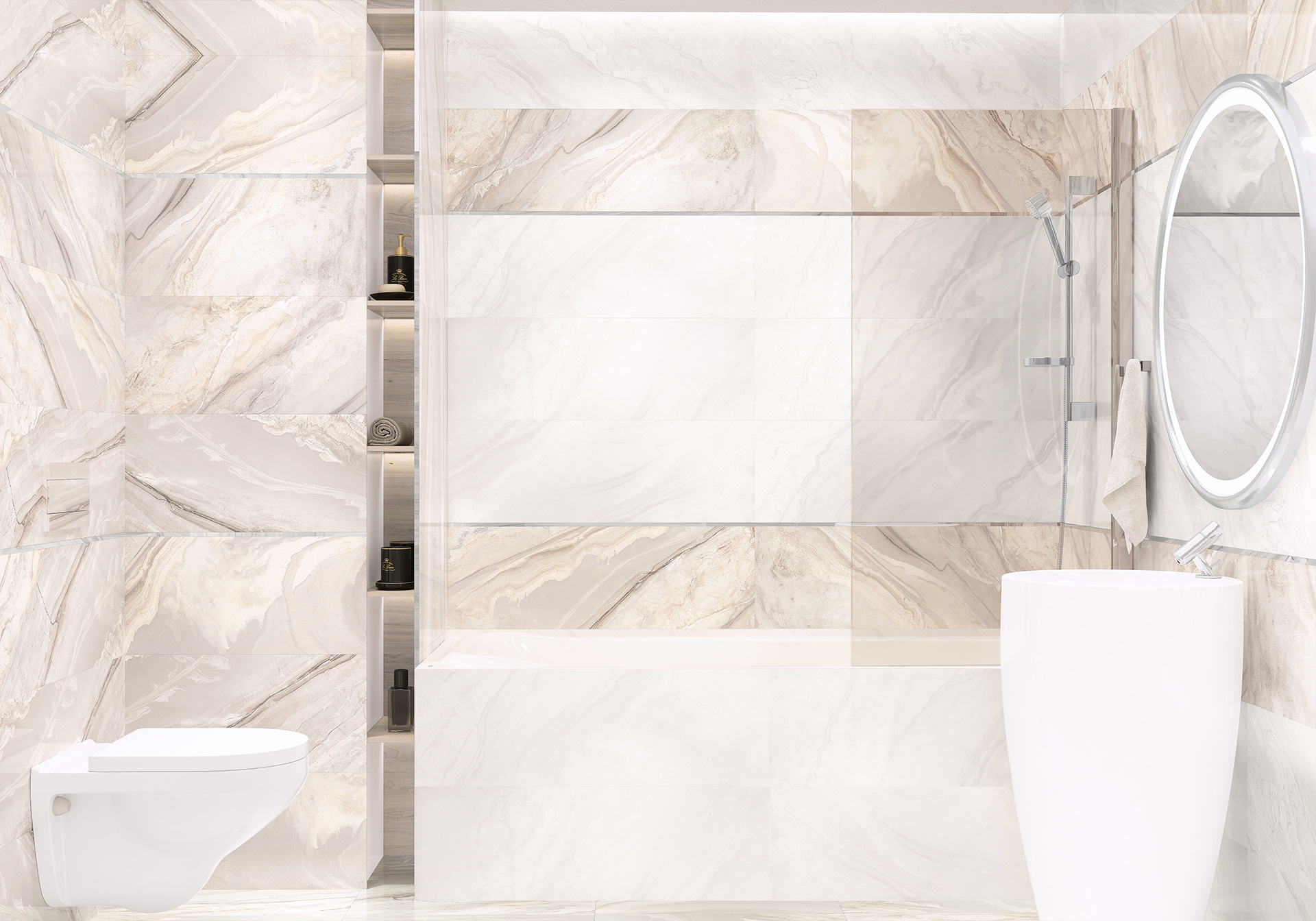 Керамогранит Alma Ceramica Мэджик GFU04MGC64L серый 60x90