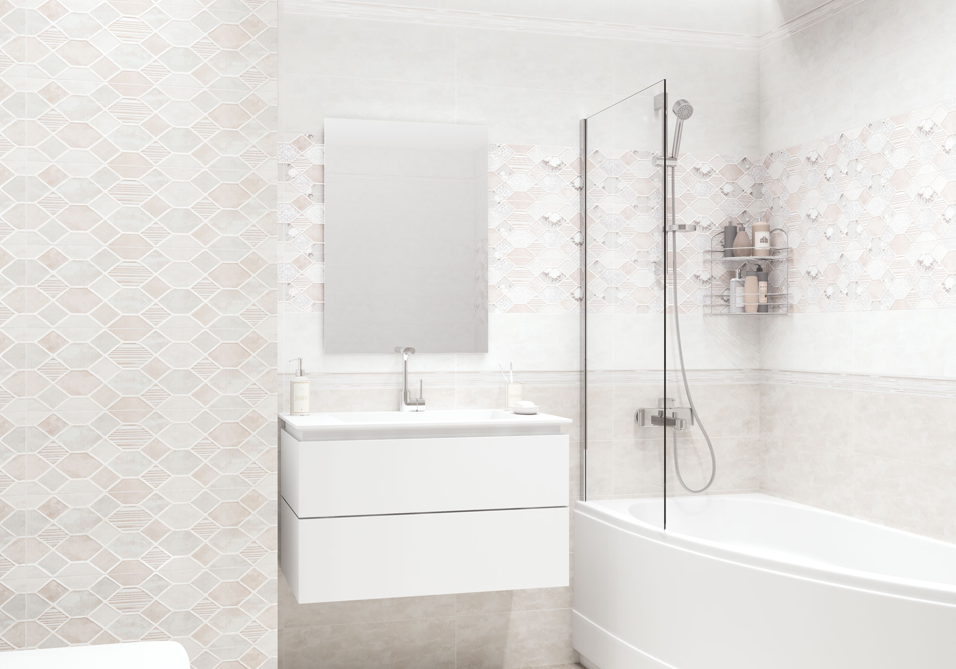 Керамическая плитка Alma Ceramica Роксана TWA11RXN404 бежевый 20x60