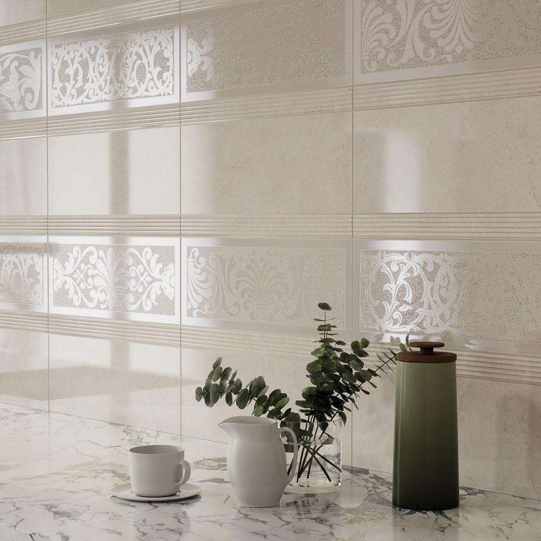 Бордюр Kerama Marazzi Монсанту бежевый светлый 7.2x40.2 OS\A159\SG1687