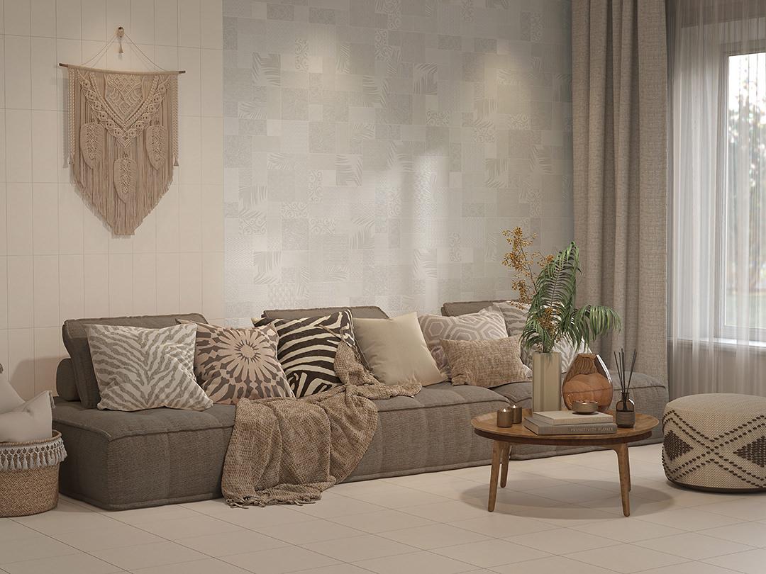 Керамическая плитка Kerama Marazzi 15061 Сафьян беж светлый 15x40