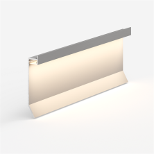 Теневой плинтус универсальный Laconistiq Novel МАХ без покрытия 15x70x3000мм зазор 60мм