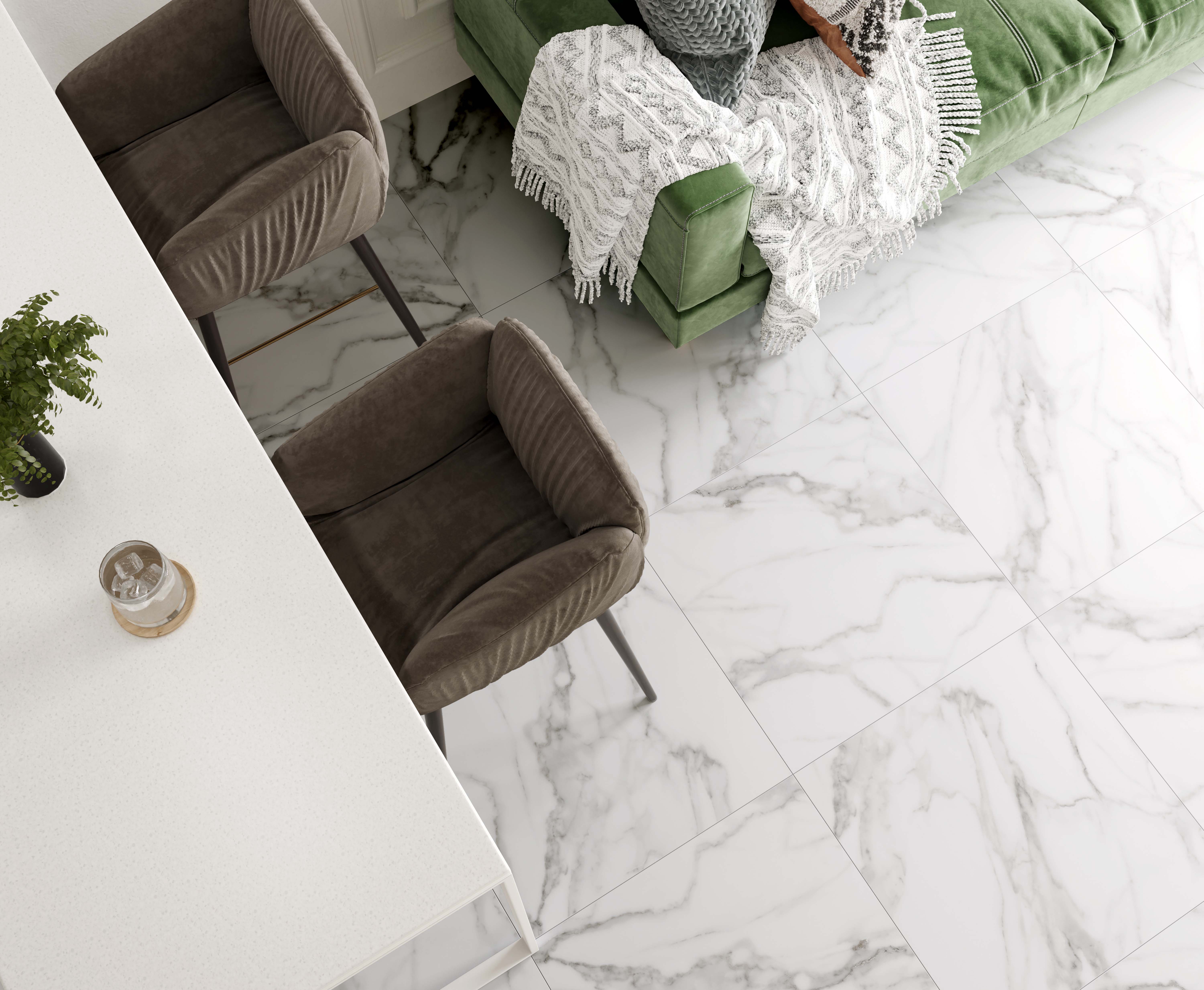 Керамогранит (GB 0005) Laparet Granada белый 60x60 матовый