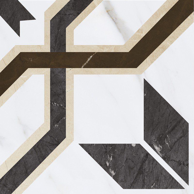 Декор Grasaro Monumento White 40x40 G-370/G/d02/400x400x8