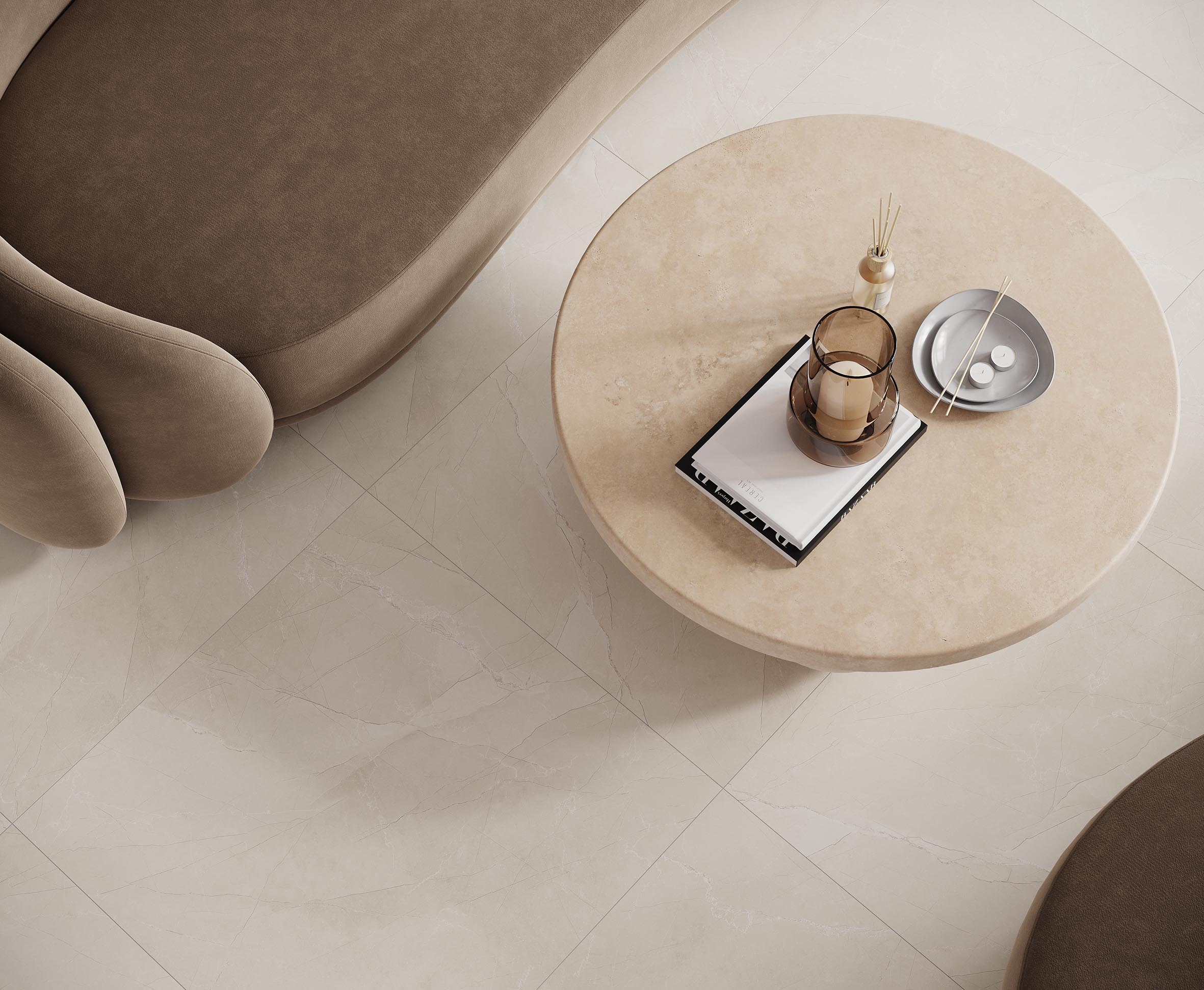 Керамогранит Laparet Astilio Crema 80x80 сатинированный