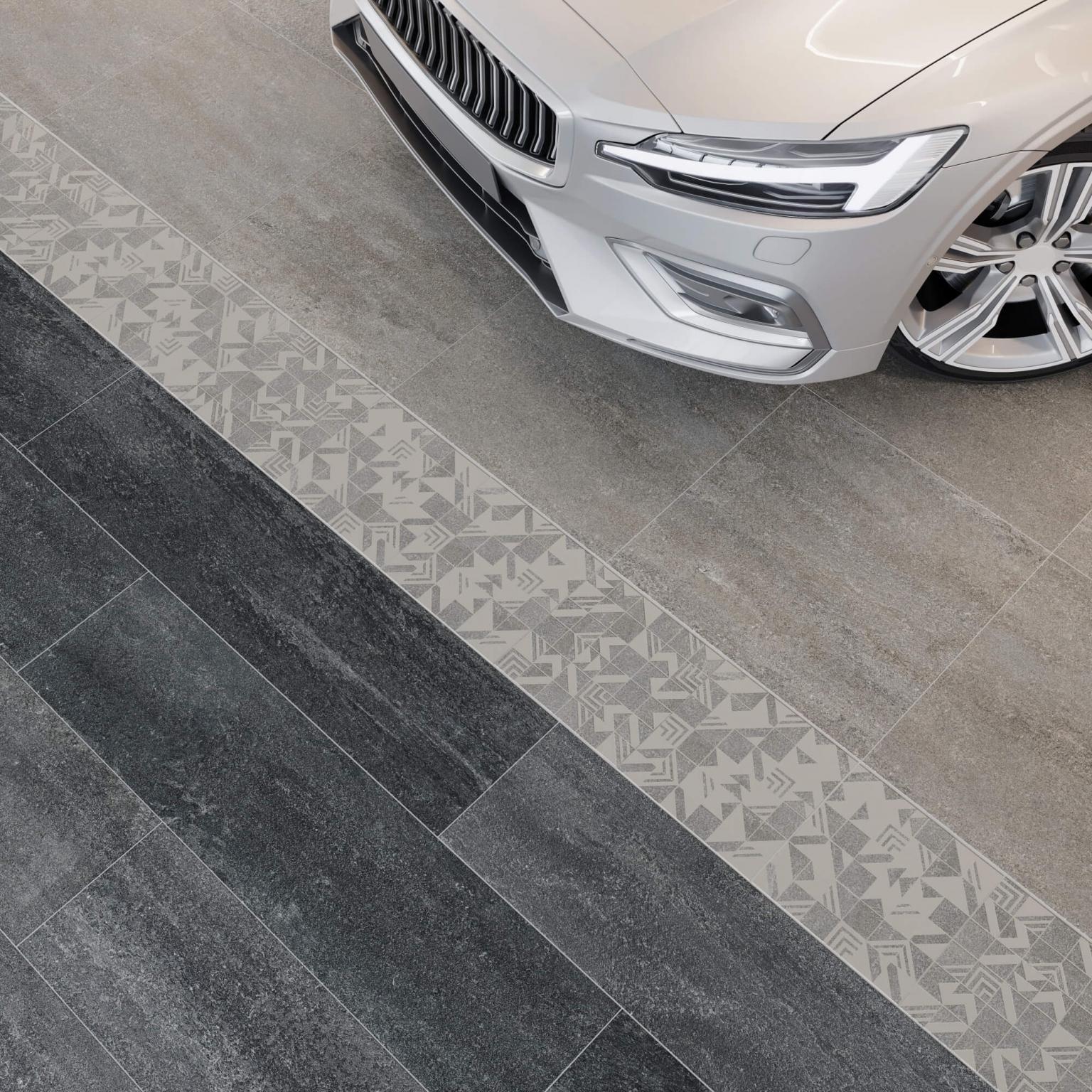 Мозаика Керама Марацци SBM014\DD204020 Про Нордик серый темный мозаичный 30х30