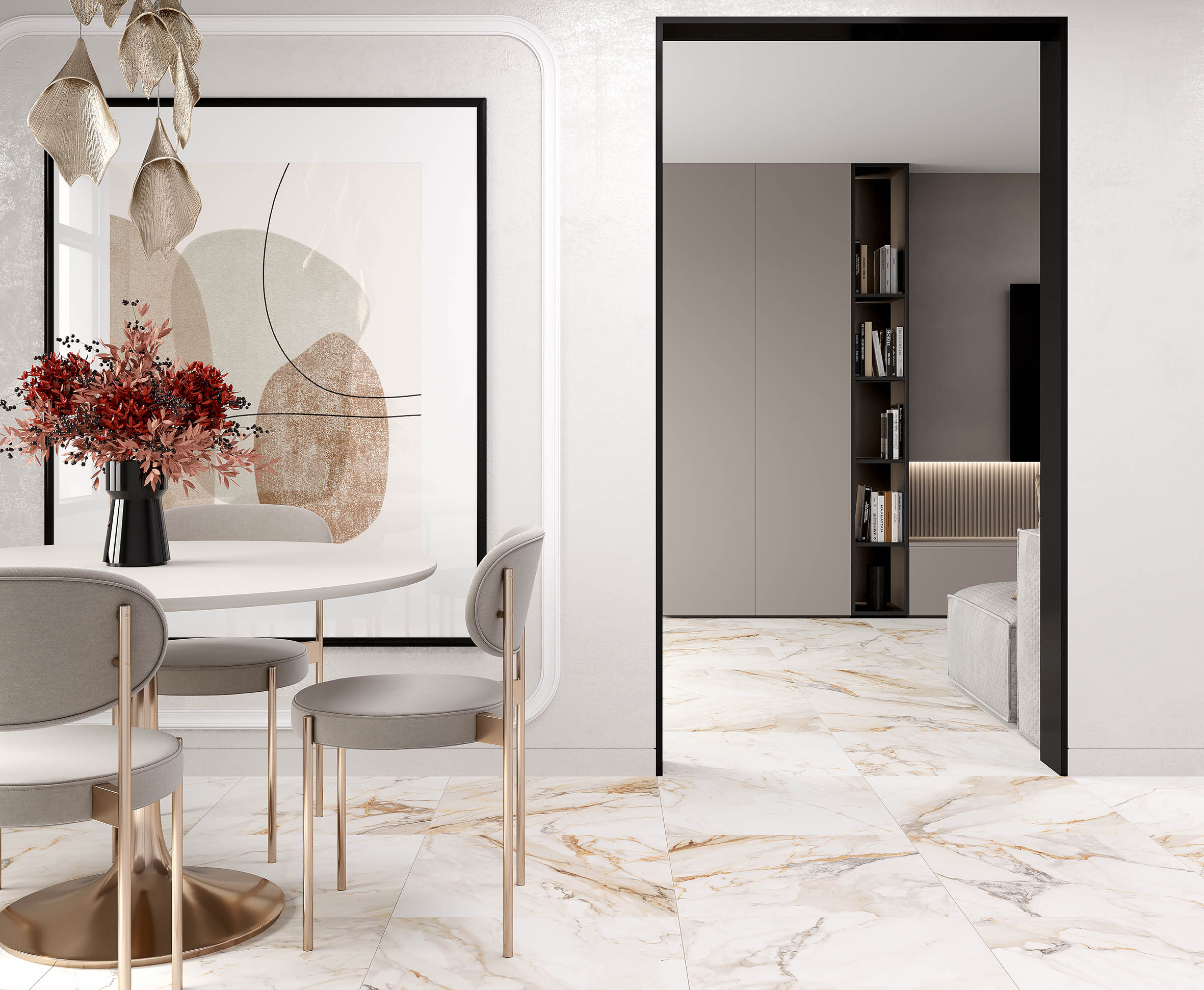 Керамогранит Laparet Calacatta Borgini 60x120 матовый