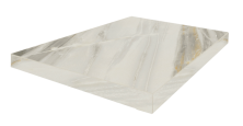 Ступень угловая левая ColiseumGres Firenze Bianco 33x90