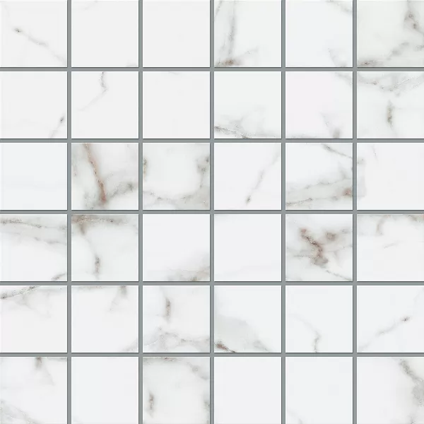 Мозаика Estima SM03 Ametis Supreme Ferrum 30x30 белый непол./полир.