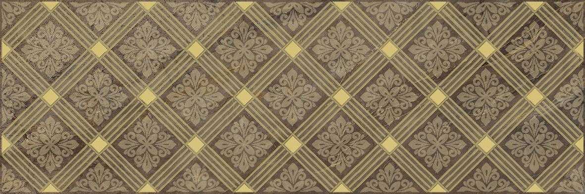 Декор (AD\C483\60046) Laparet Royal коричневый 20x60 глянцевый