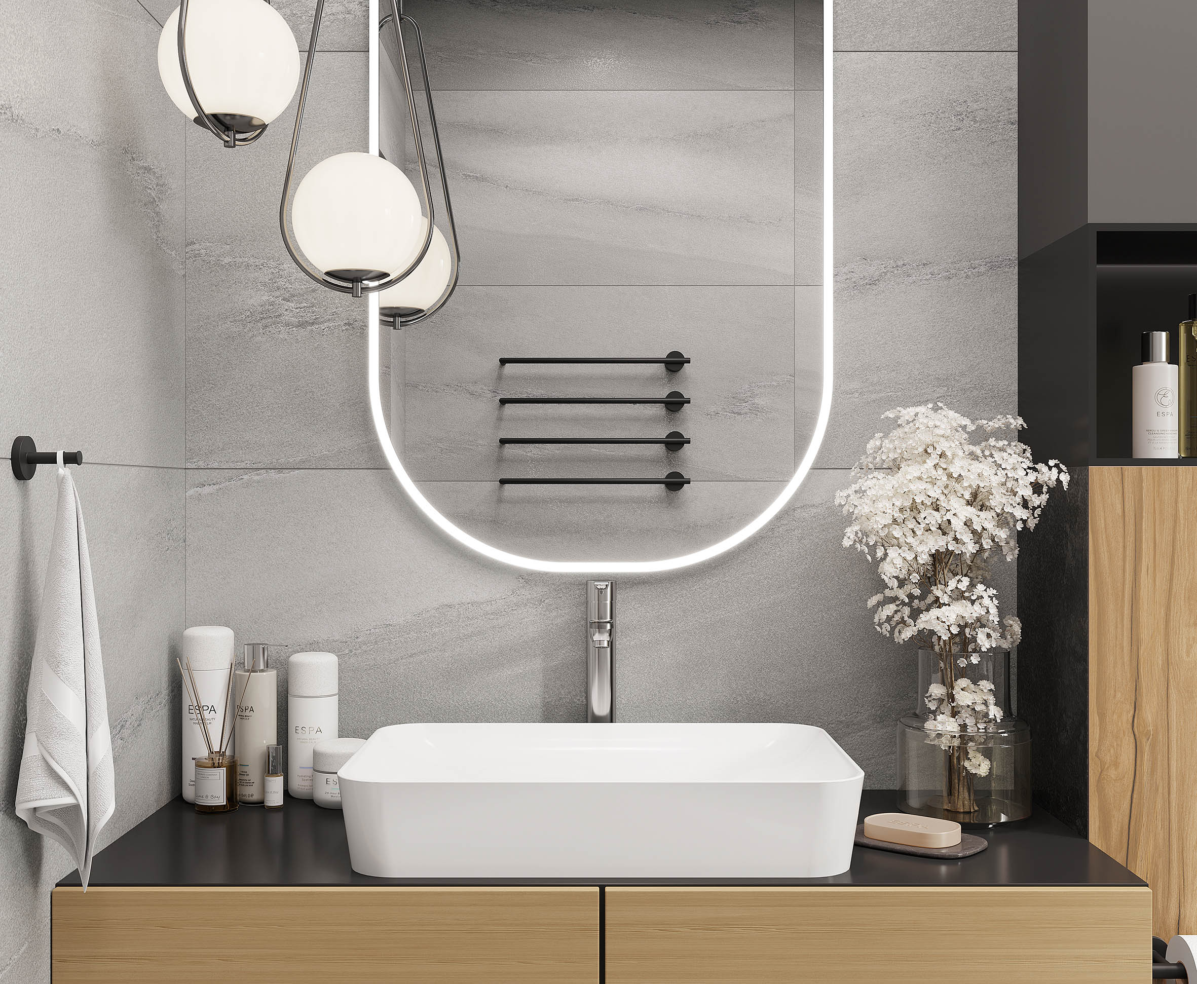 Керамогранит Laparet Urban Dazzle Gris серый 60x60 лаппатированный