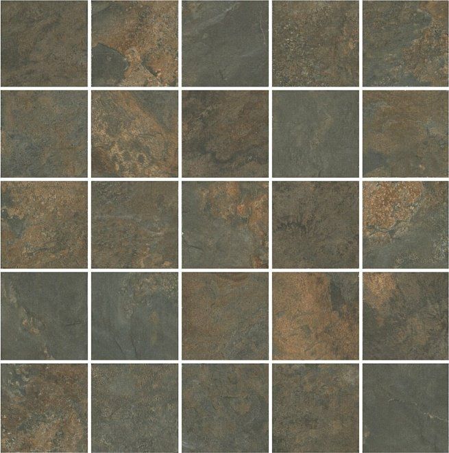 Декор Kerama Marazzi MM12132 Рамбла коричневый мозаичный 25x25