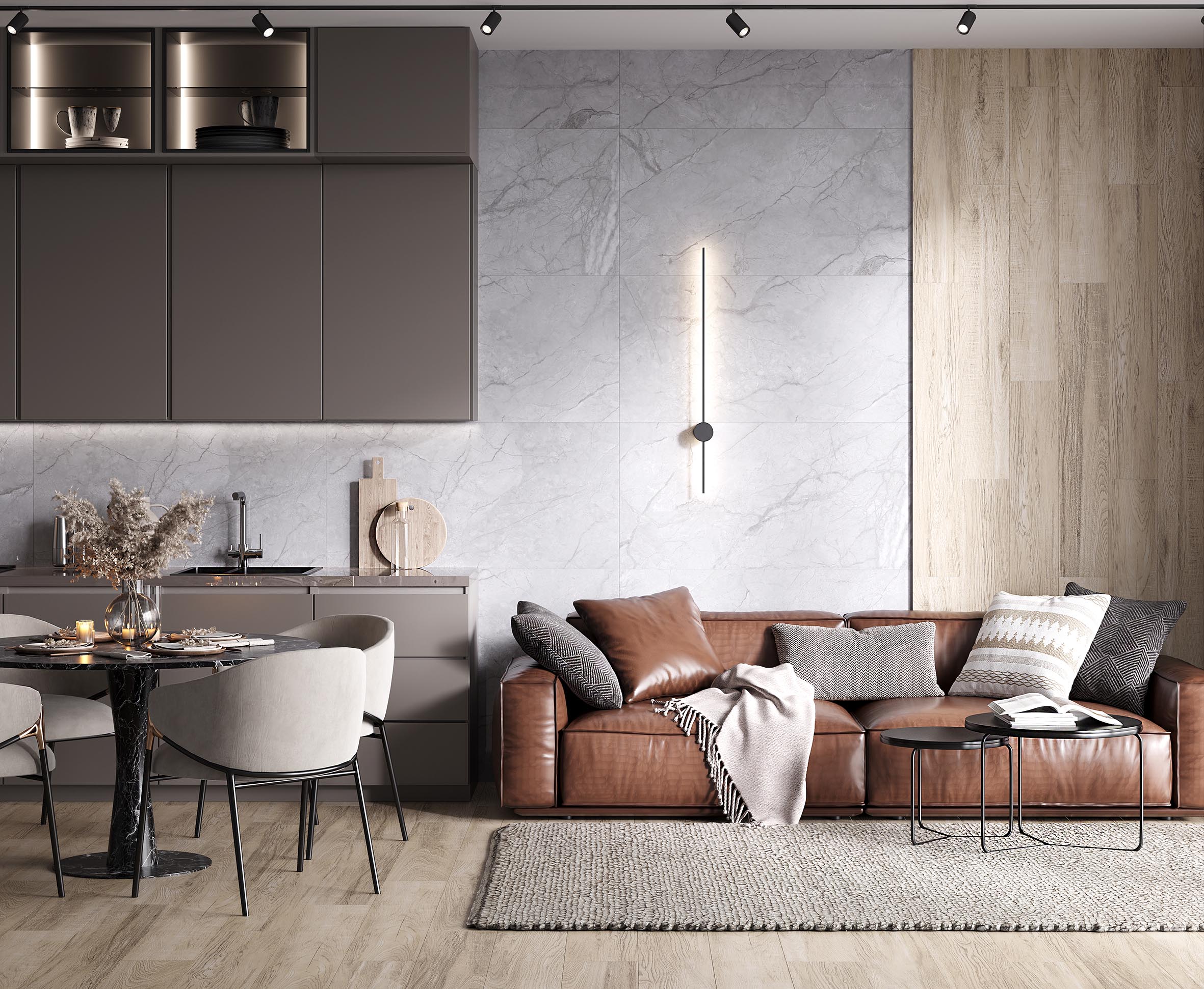 Керамогранит Laparet Antalya Grey 60x60 полированный