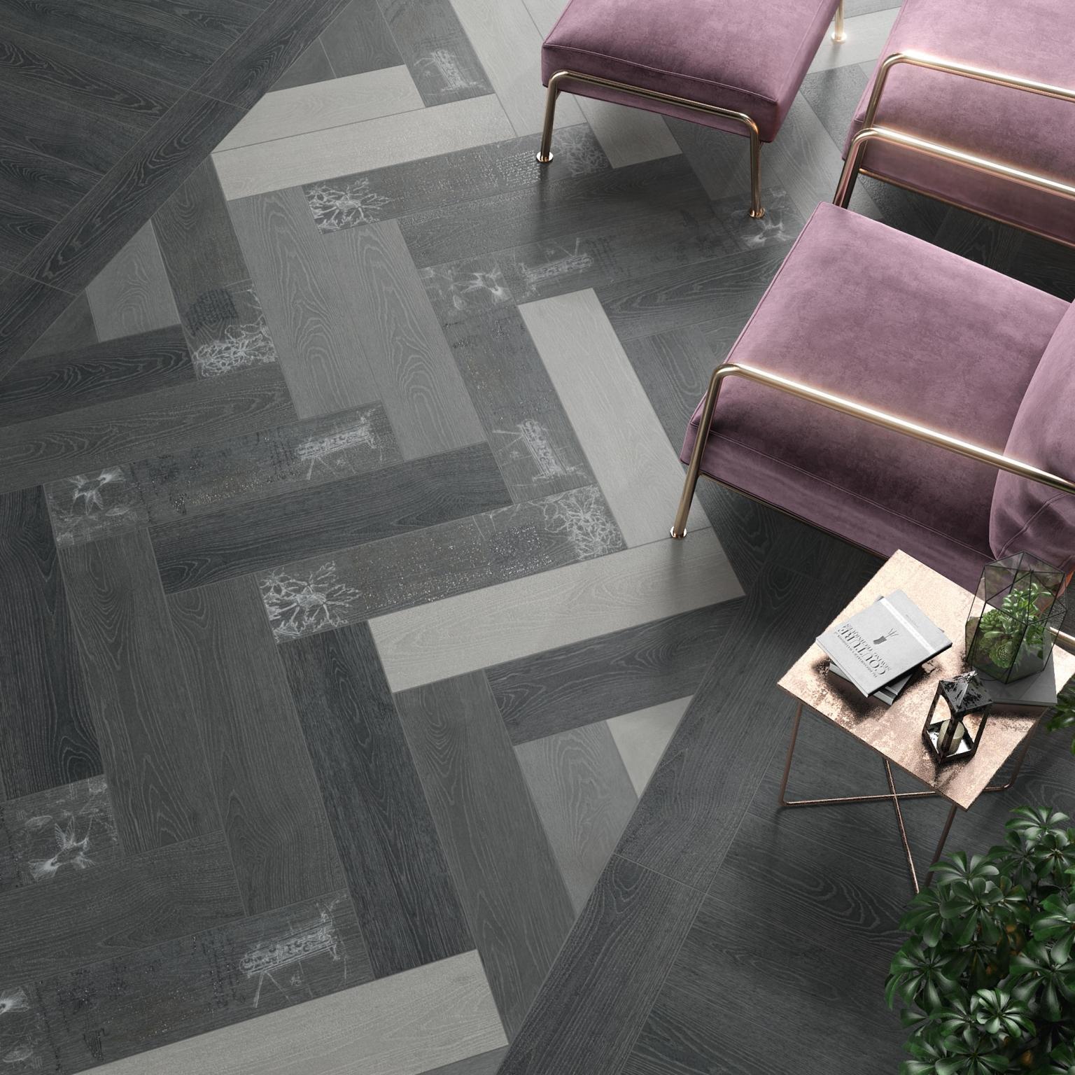 Декор Kerama Marazzi DD701100R\D Абете серый тёмный обрезной 20x80