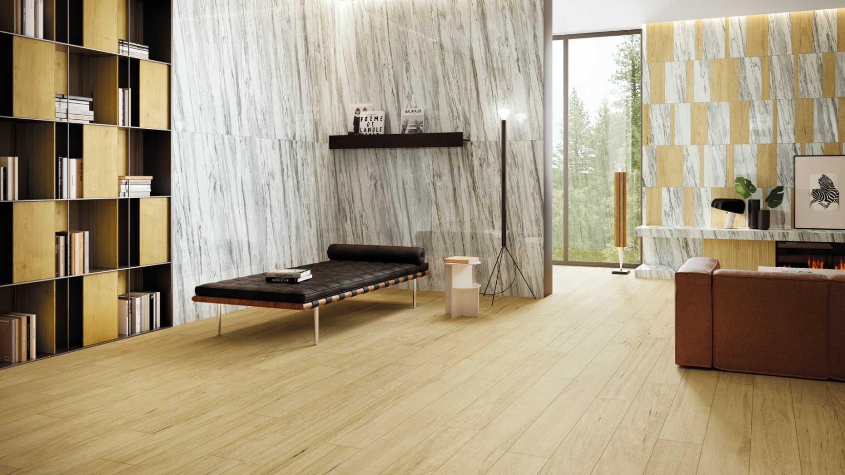 Декор Italon Skyfall Bianco Block 40x53