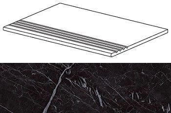 Ступень Marvel Nero Marquina Gradinox60 ATD2 30x60
