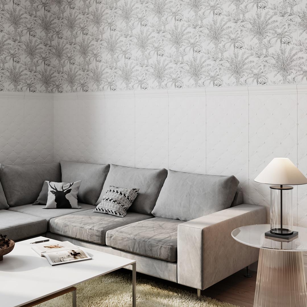 Бордюр Kerama Marazzi Синтра Багет черный матовый обрезной 7.3x40 BLF009R