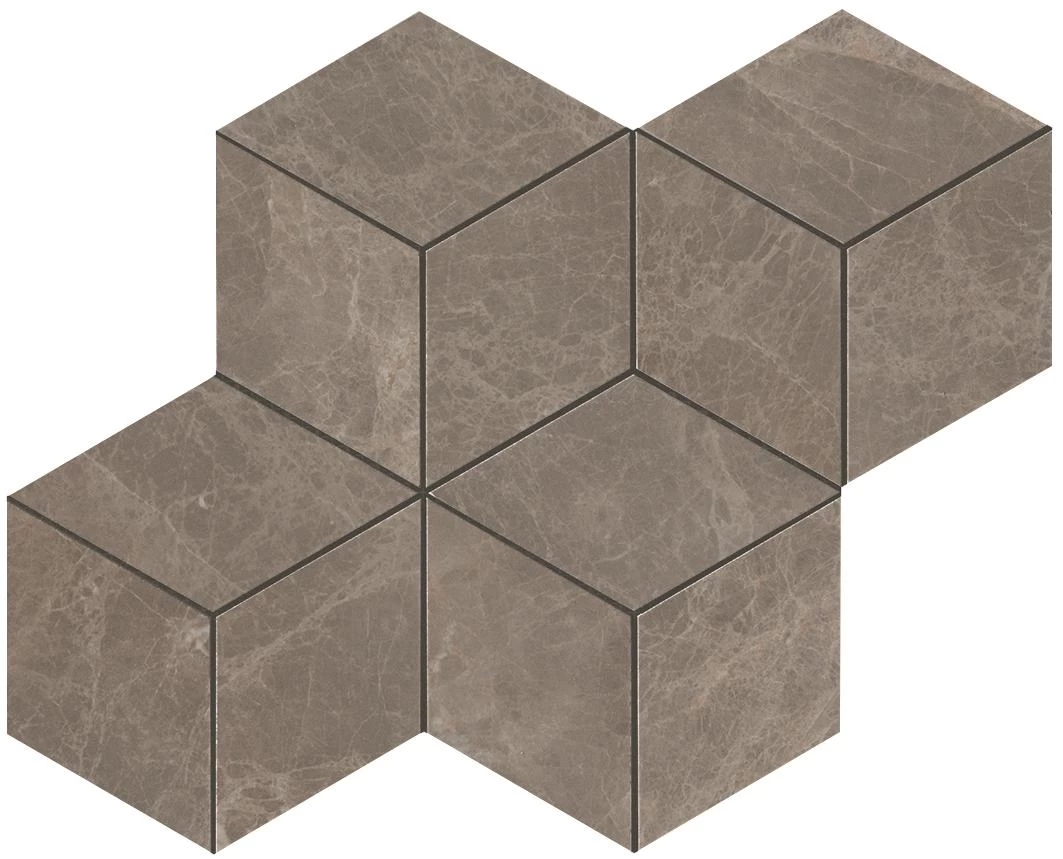 Мозаика Atlas Concorde Marvel Edge Gris Supreme Mosaico Esagono 30x35 AEPK