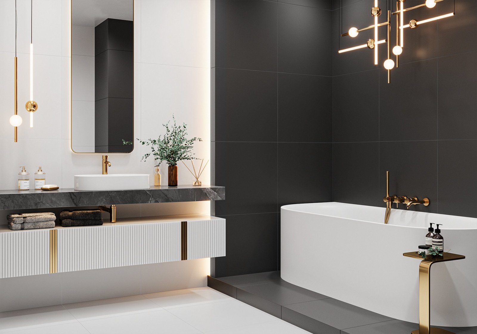 Керамогранит Alma Ceramica Твин GFU60120WIN00R белый 60x120