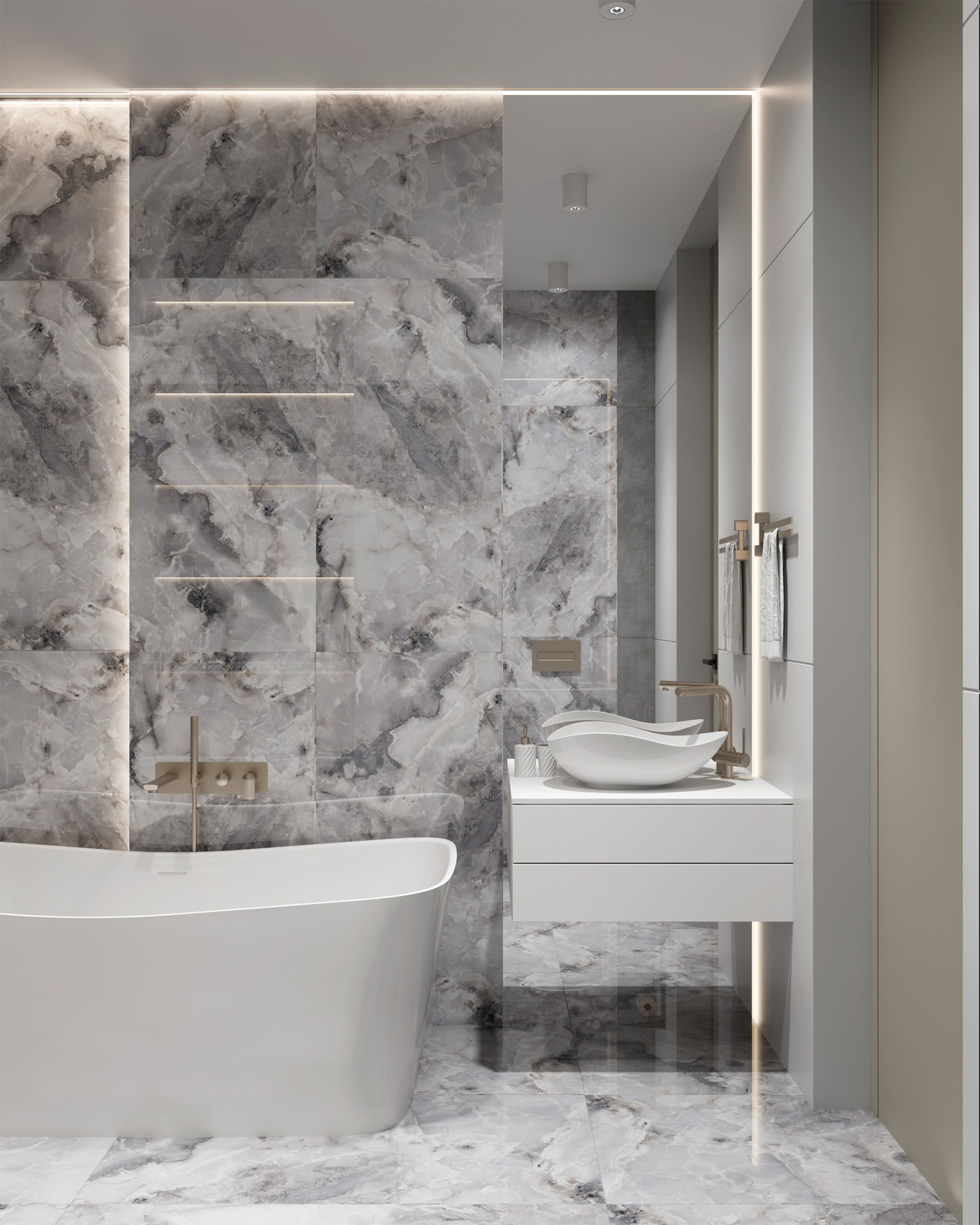 Керамогранит Аркадия Керамика RT6007-A Invisible Onyx Matt Rustic 60x60 бежевый