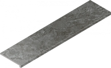 Ступень Италон Магма Графит угловая правая 620070002984 серый 33x120