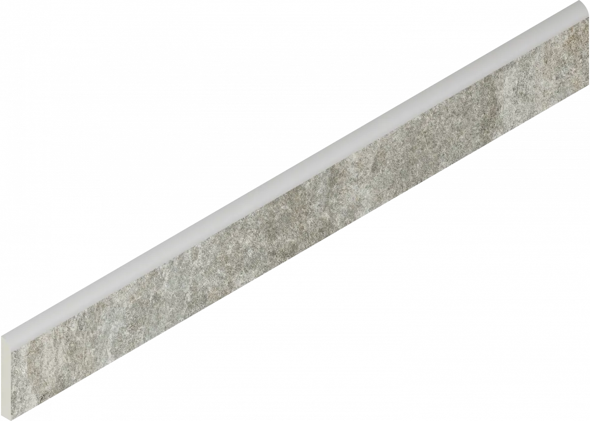 Плинтус Италон Магма Сильвер 610130001622 серый 7.2x60