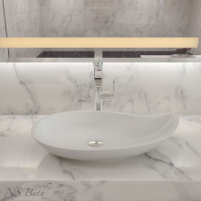 Раковина из искусственного камня NSBath NST-6538 глянцевая/матовая