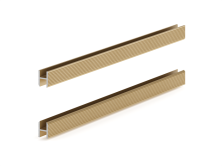 Теневая рейка Laconistiq DUAL под панели и керамогранит Св. золото анод. 8,6х12х3000мм зазор 6мм вставка FLEX в комплекте