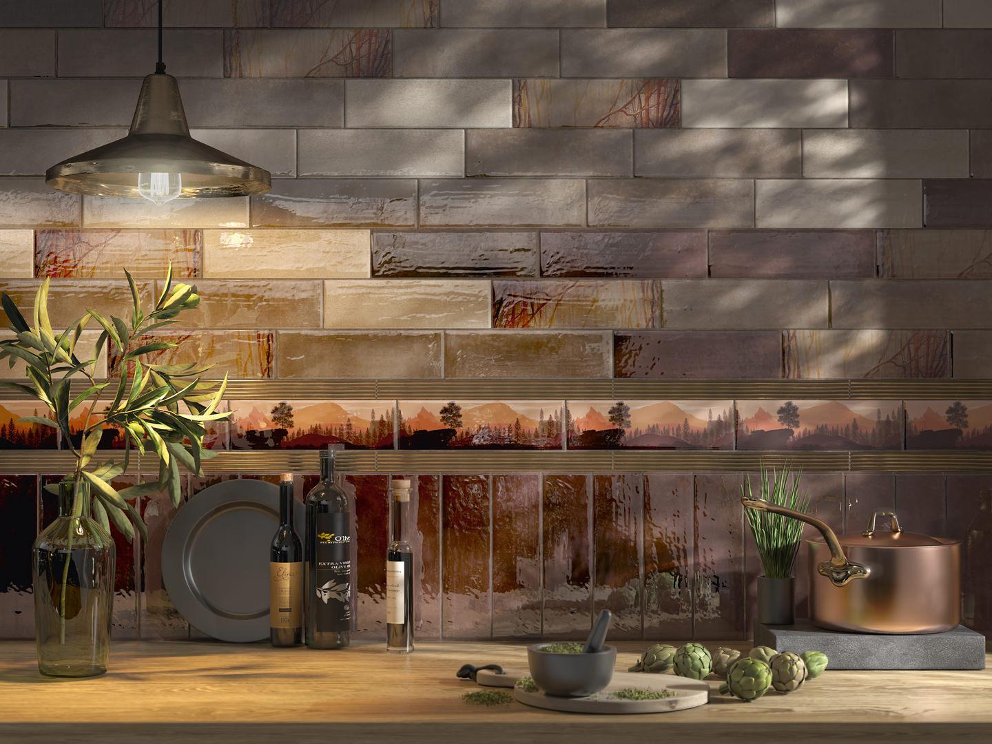 Керамическая плитка Kerama Marazzi 9038 Тракай бежевый светлый глянцевая 8,5x28,5