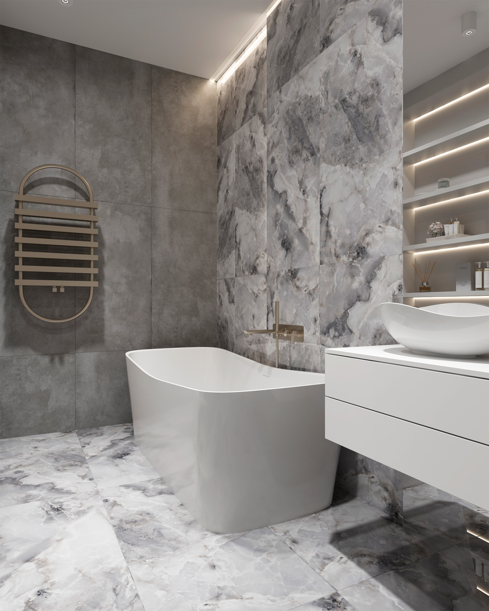 Керамогранит Аркадия Керамика RT6007-A Invisible Onyx Matt Rustic 60x60 бежевый