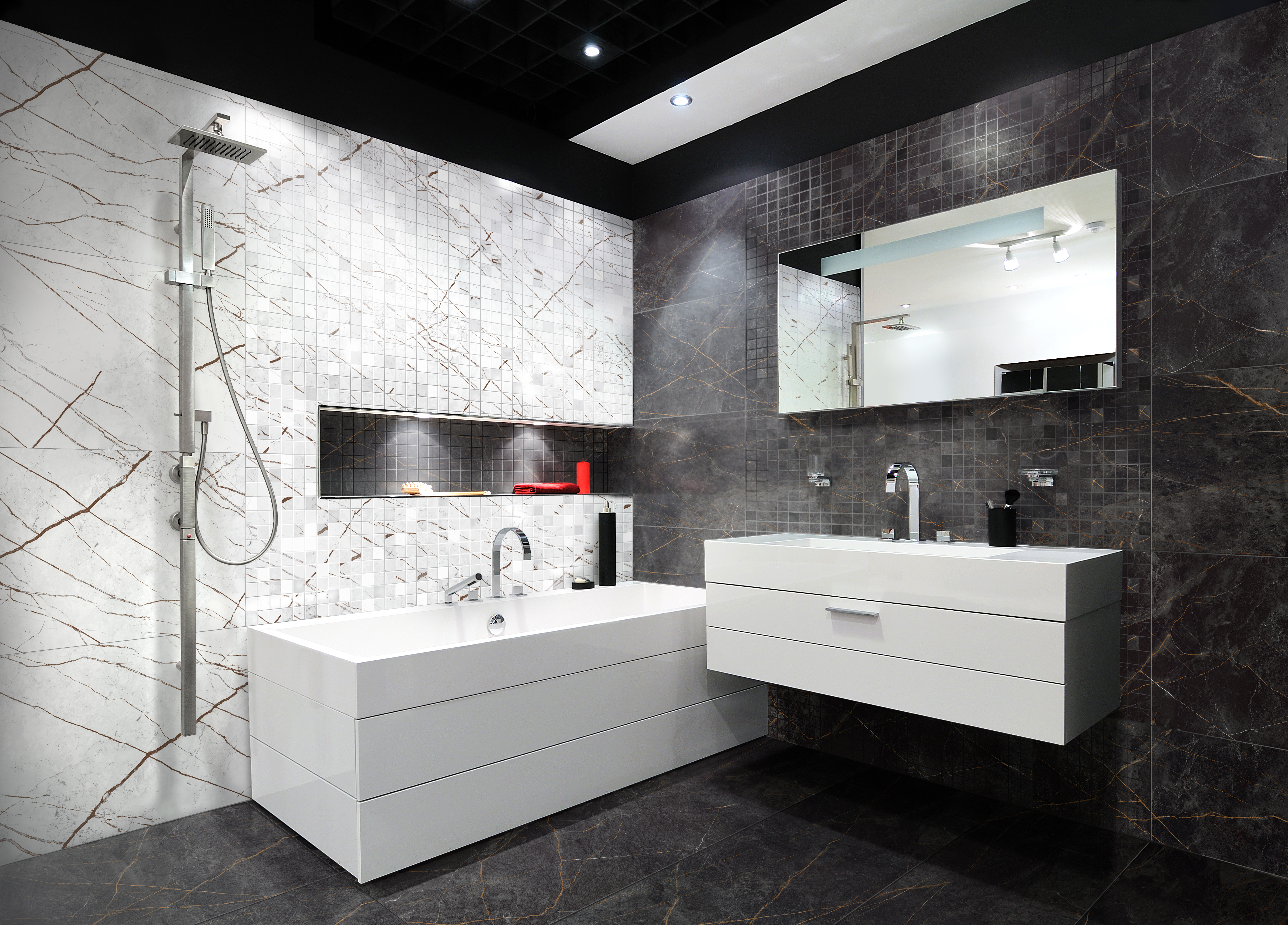 Керамогранит Сандра Белый 60x120 MR